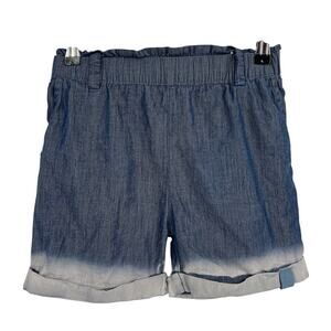 Omamimi Chambray Ombré Shorts Paper bag Waist Girls Size 10